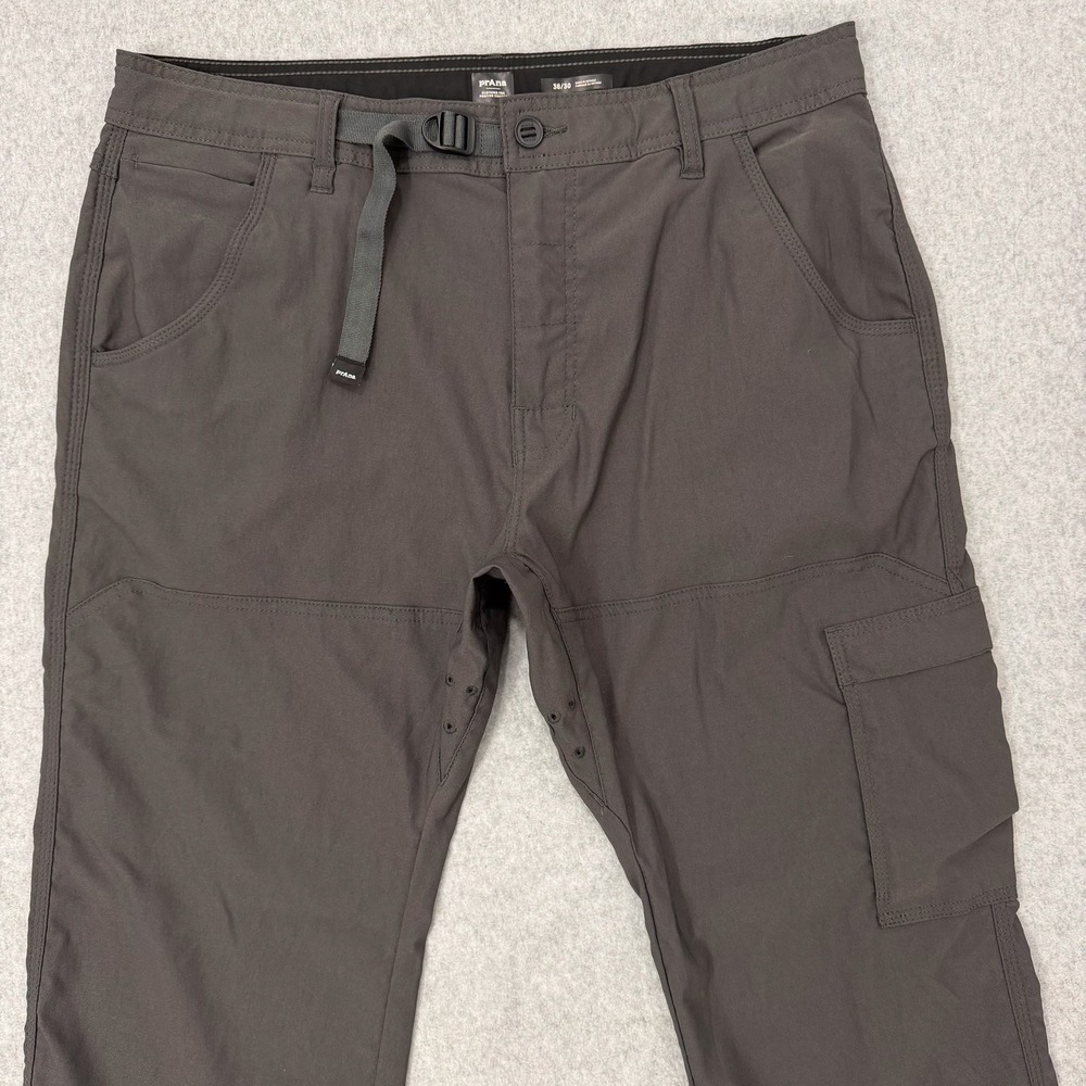 prAna Pants Mens 36x30 Dark Iron Grey Stretch Zion II - Picture 2 of 12
